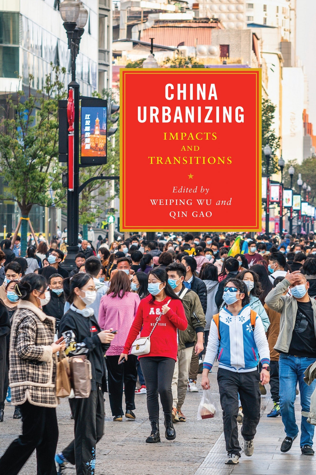 China Urbanizing: Impacts and Transitions, Edited by Weiping Wu and Qin Gao, University of Pennsylvania Press, A busy street corner with lots of pedestrians