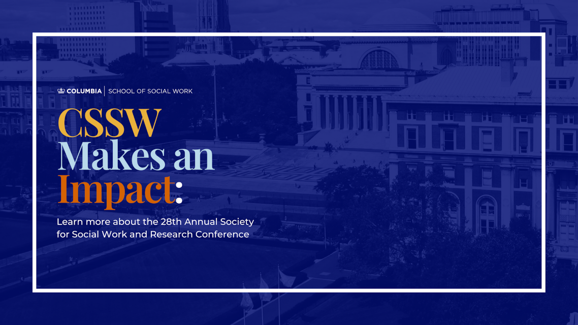CSSW Makes an Impact at the Society for Social Work and Research Conference
